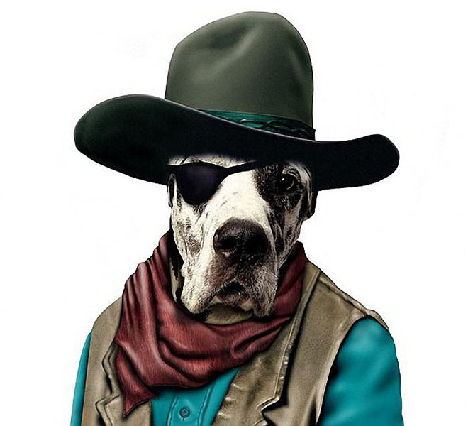 JOHN WAYNE - Dog Disguisefamous person faces celebrity animal funny